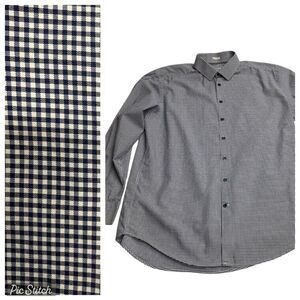 Christian Lacroix Men's Modern Fit Button‎ Up Shirt Sz 16.5 34-35 Long Sleeve